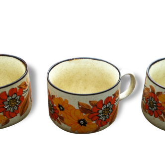 Set of 3 cups / porcelain mug