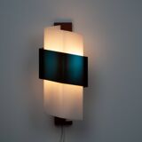 Paire de 2 appliques murales vintage suédoises des années 1950.