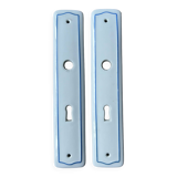 Limoge porcelain cleanliness plate (pair)