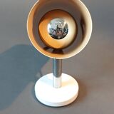 Applique orientable moderniste 1960 laquée beige.