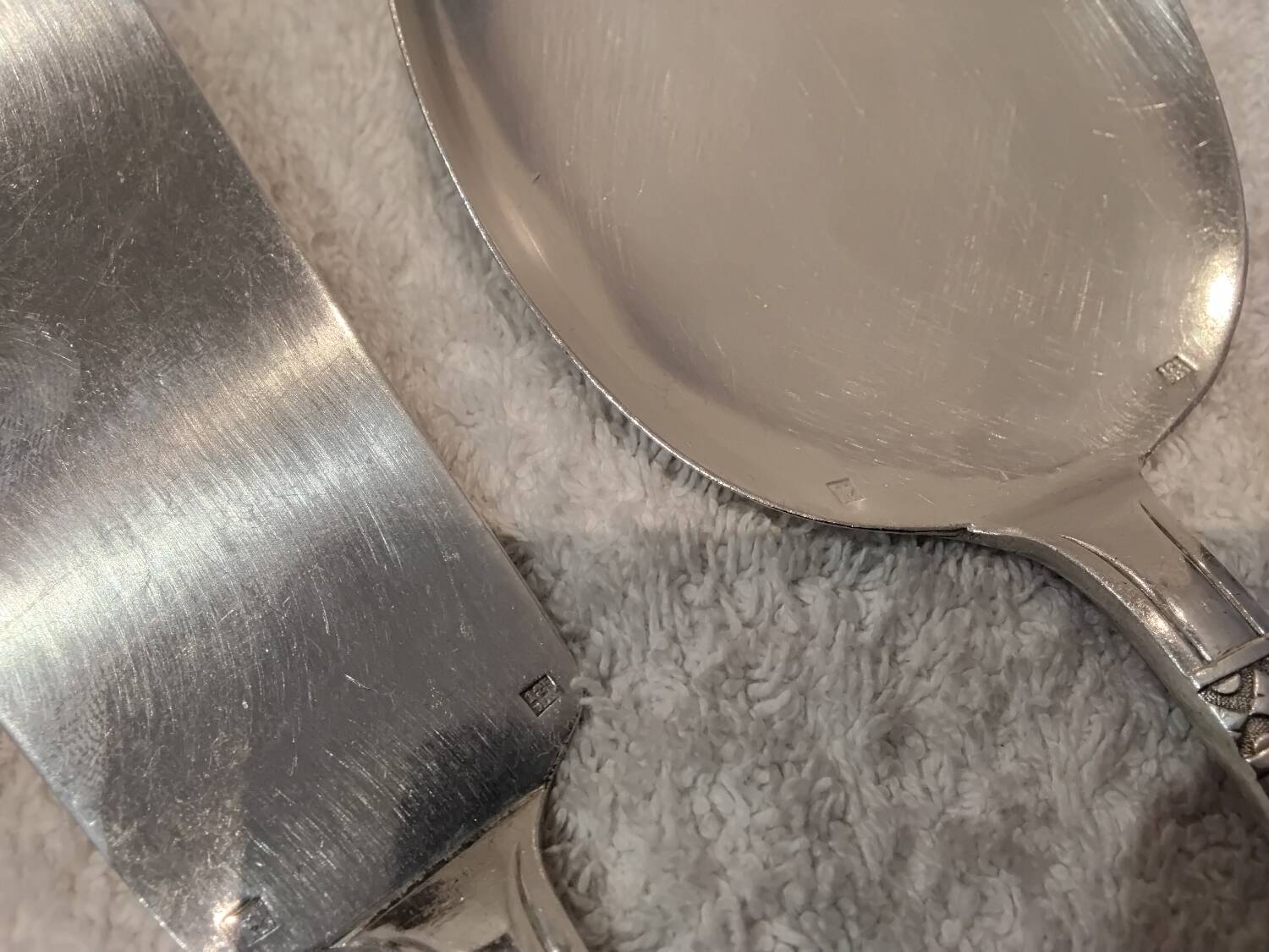 Dixi Grand Prix 2-piece silver-plated ice cream serving set