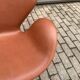 Fritz hansen swan chair cognac leather, new condition!!