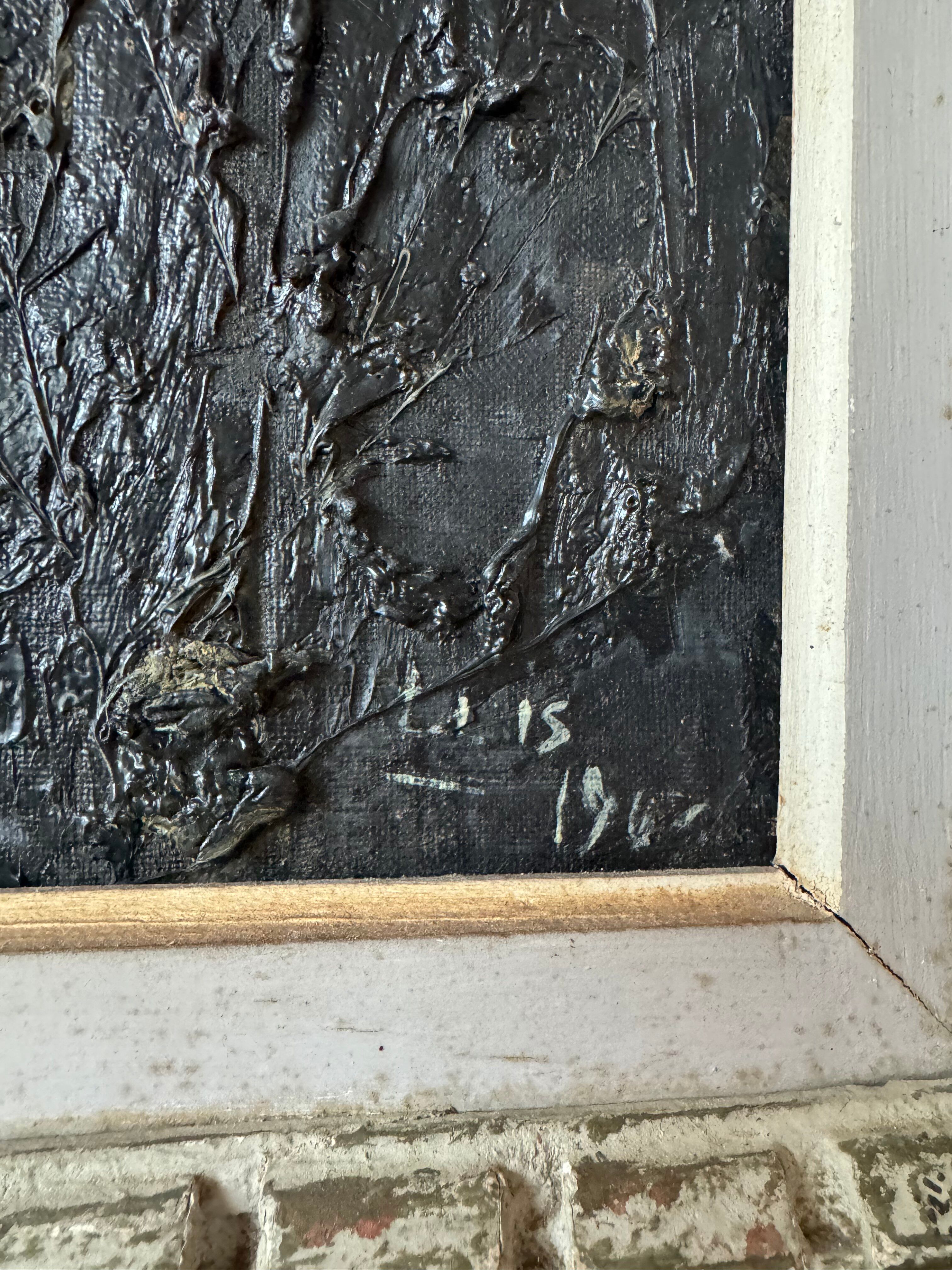 Still life tableau in Expressionist style from the 1960s.
