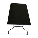 Rectangular coffee table in perforated sheet metal
