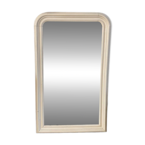Grand miroir Louis Philipe - blanc