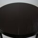 Vintage black lacquered dining set, Italy 1970s