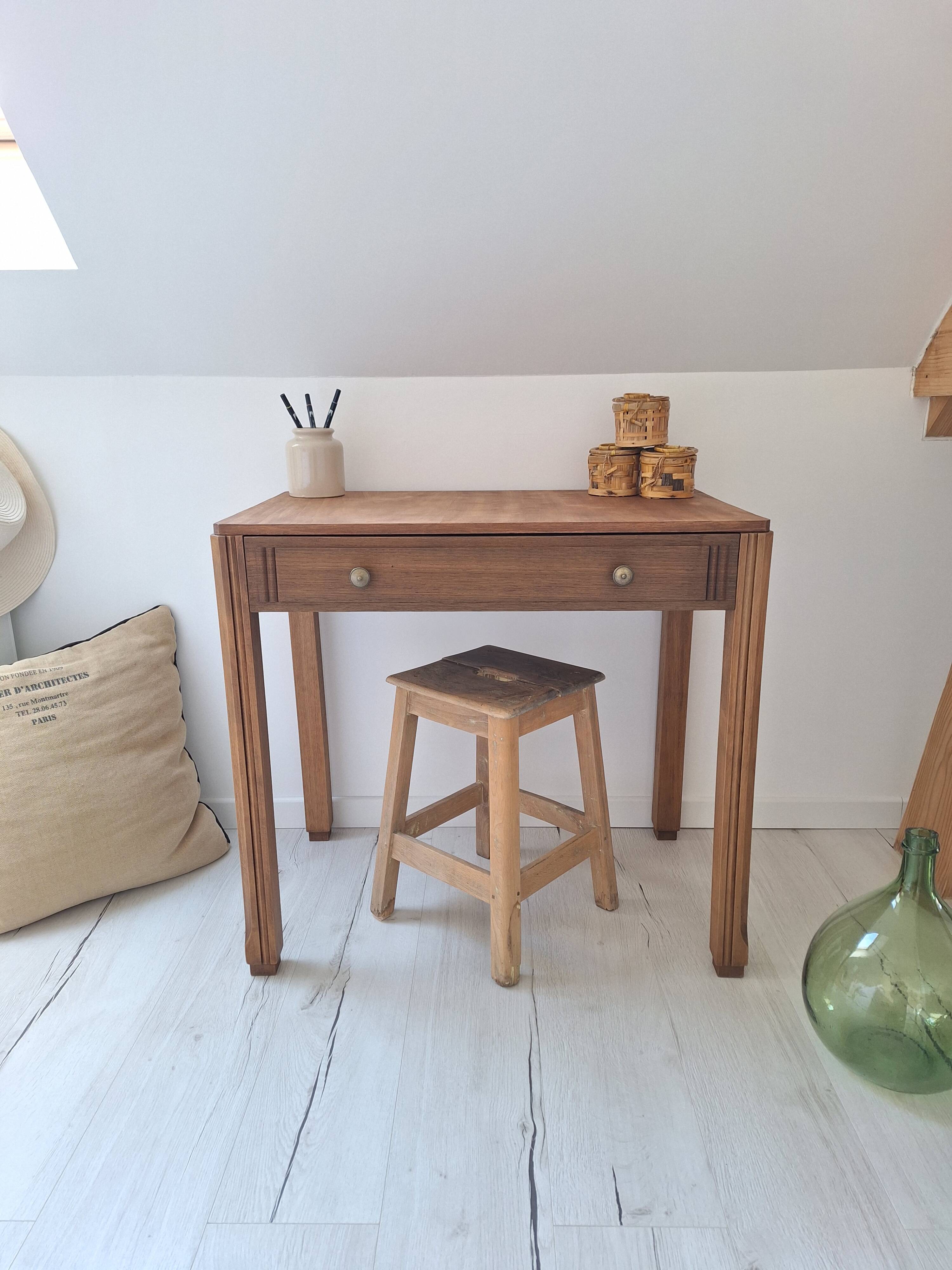 Desk / Side table / Art Deco console from the 1930s vintage