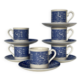 English porcelain coffee cups