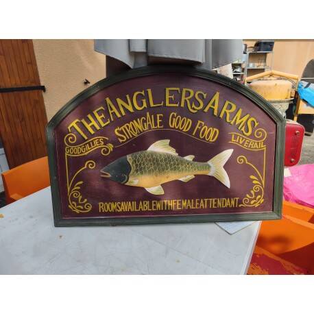 Panneau bois décoratif "poisson"