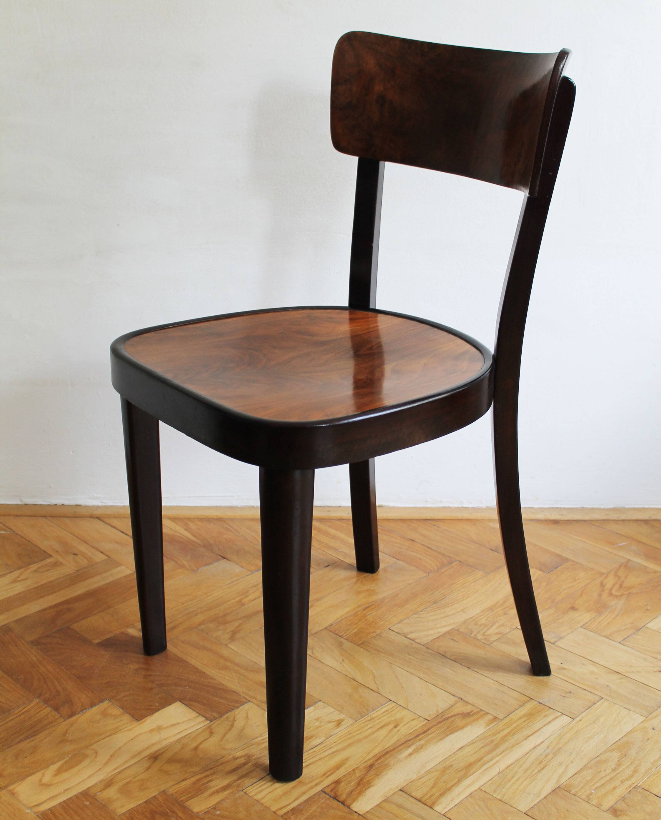 Chaise de salle à manger des années 1930 Modèle A 524 3/4 par Thonet