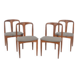 4 Danish chairs designed by Johannes Andersen, 1960s