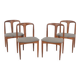 4 Danish chairs designed by Johannes Andersen, 1960s