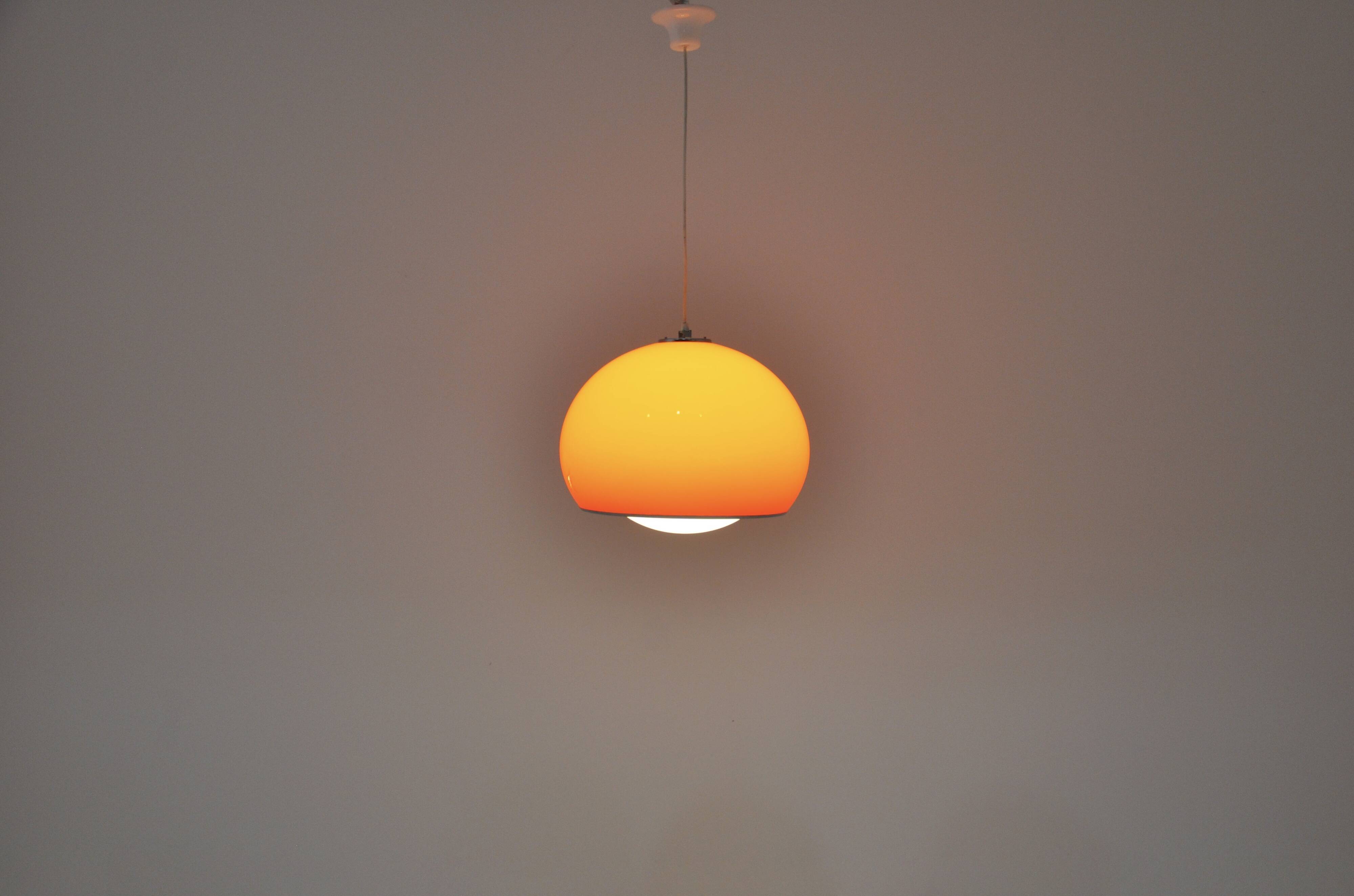 “Bud Grande” pendant light by Harvey Guzzini, 1970s
