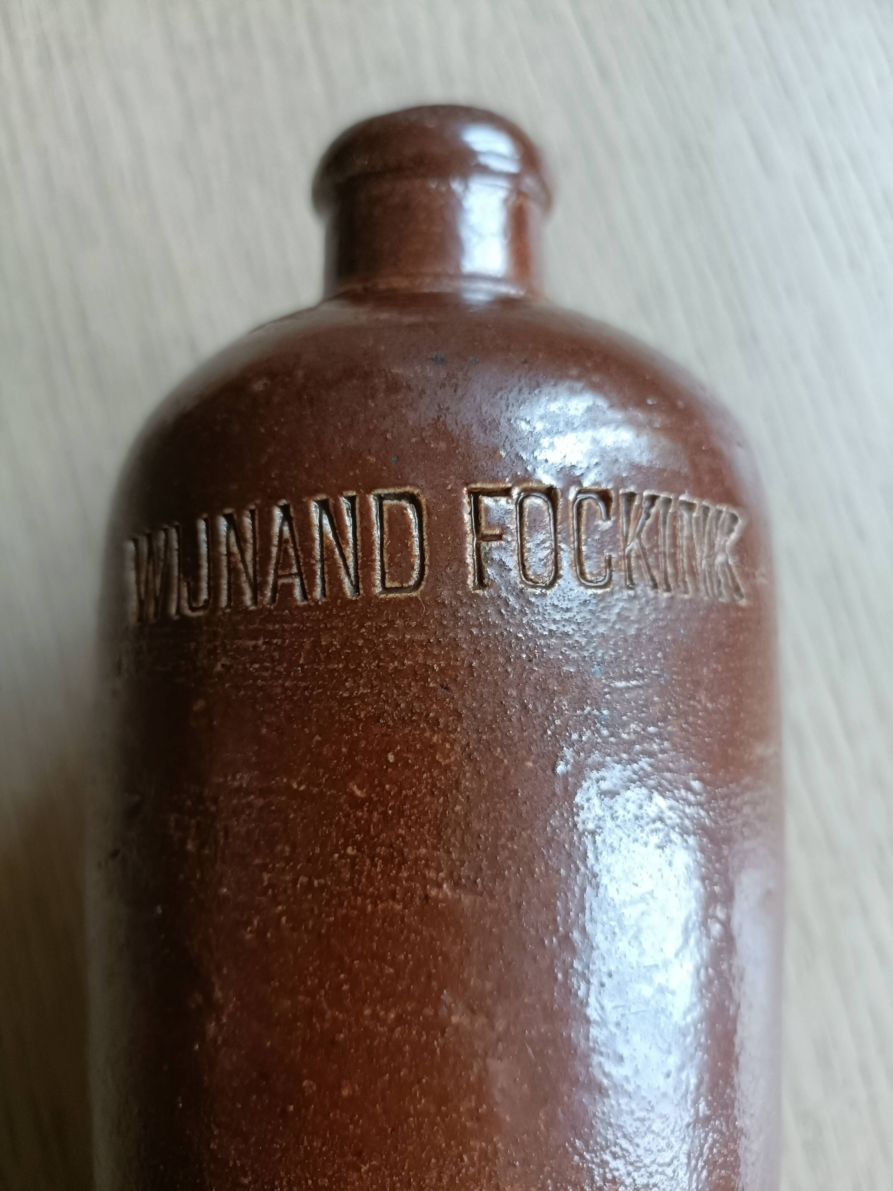 Wynand Fockink 1 liter stoneware bottle