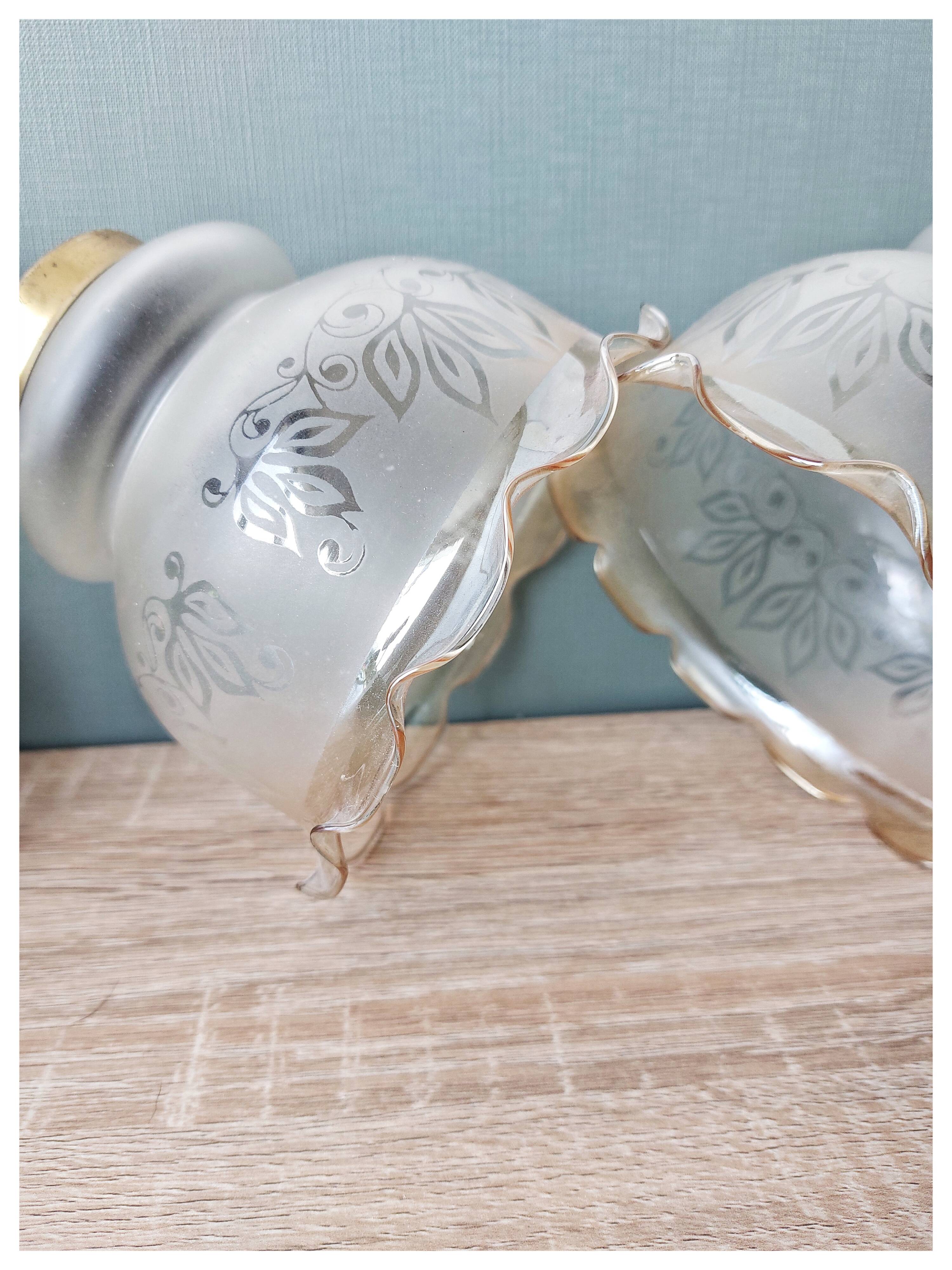 Set of 2 old wall lights