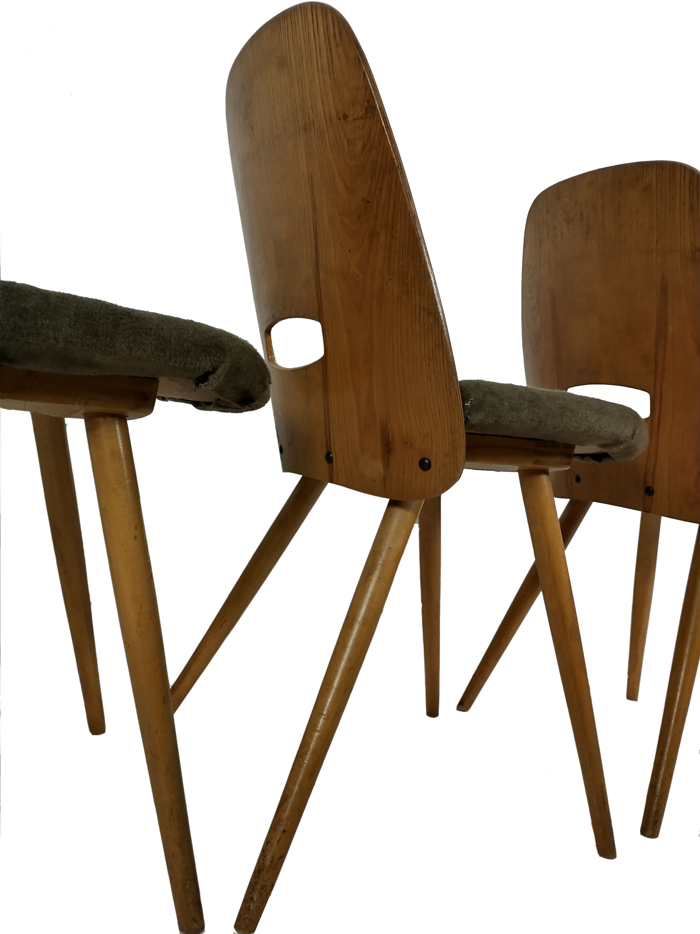 Dining chairs from tatra, 1960s, set of 4