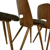Dining chairs from tatra, 1960s, set of 4