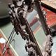 Richly chiselled bronze table mirror – neo-Renaissance style, 19th century