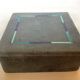 Grey and blue ring holder tray