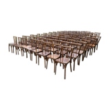 Set of 50 Baumann bistro chairs