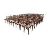 Set of 50 Baumann bistro chairs