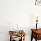 Bamboo side table late 19th century Perret and Vibert style