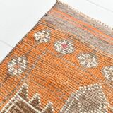 3x14 Turkish Long Vintage Runner Rug, Handmade Wool Hallway Rug, 83x429C