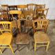 Lot de 12 chaises bistrots