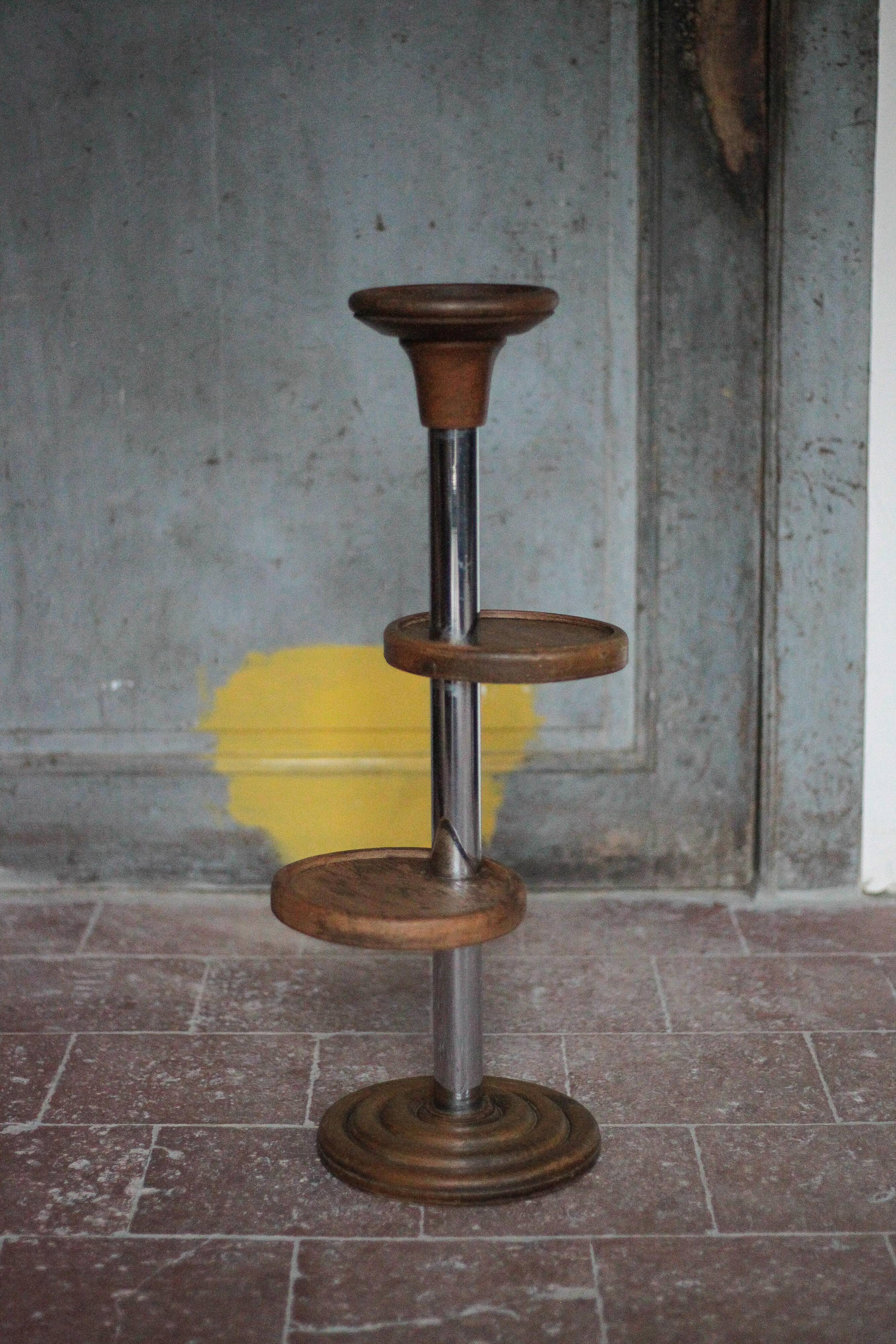 Vintage ashtray, art deco standing ashtray, or side table