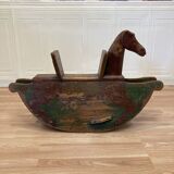 Wooden rocking horse 1950.