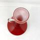 Vase rouge grenat en opaline Empoli