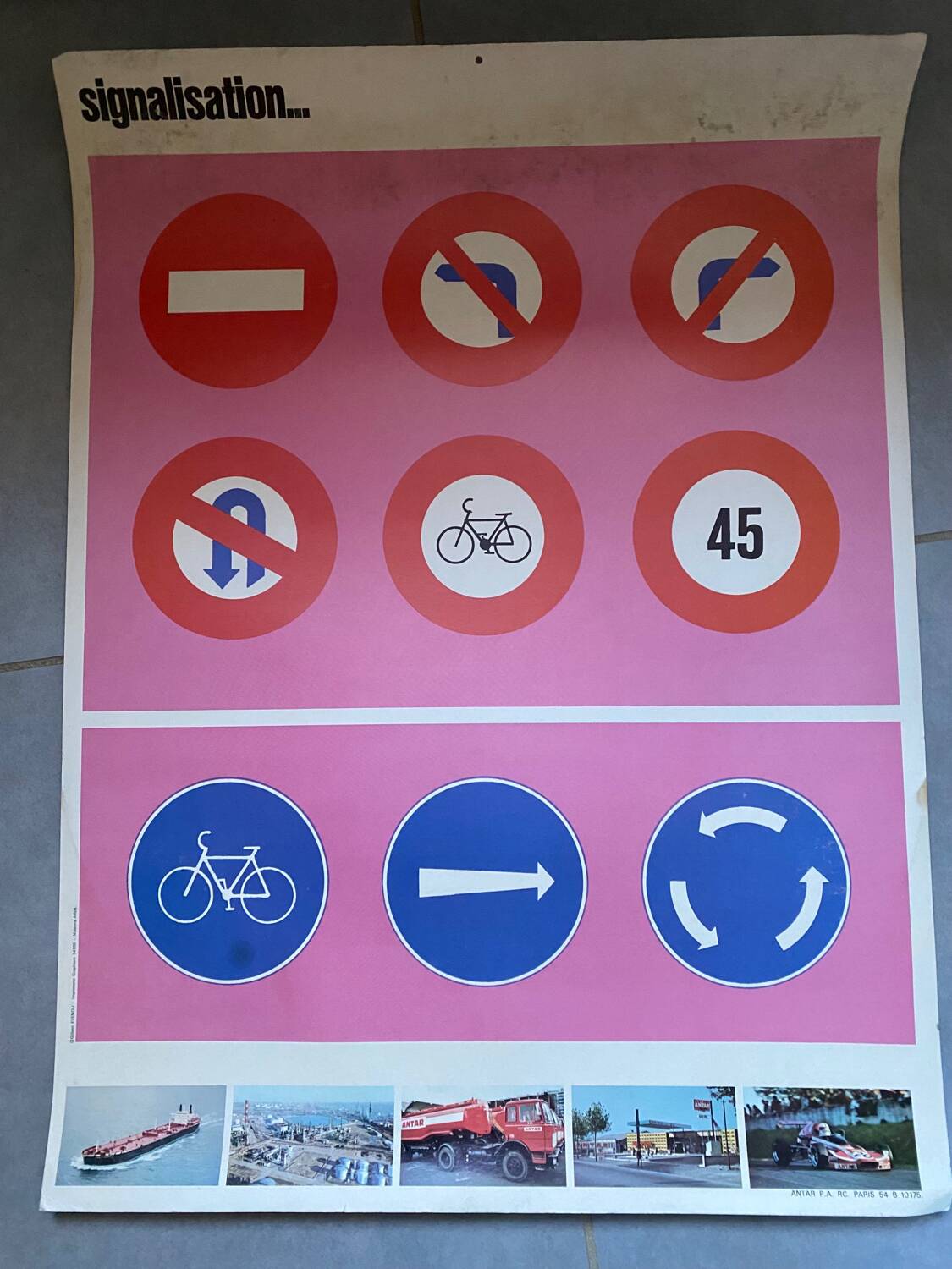 Lot de 16 affiches pédagogiques sur la sécurité routière