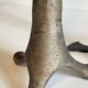 Pair of Brutalist Vintage Steel Candlesticks