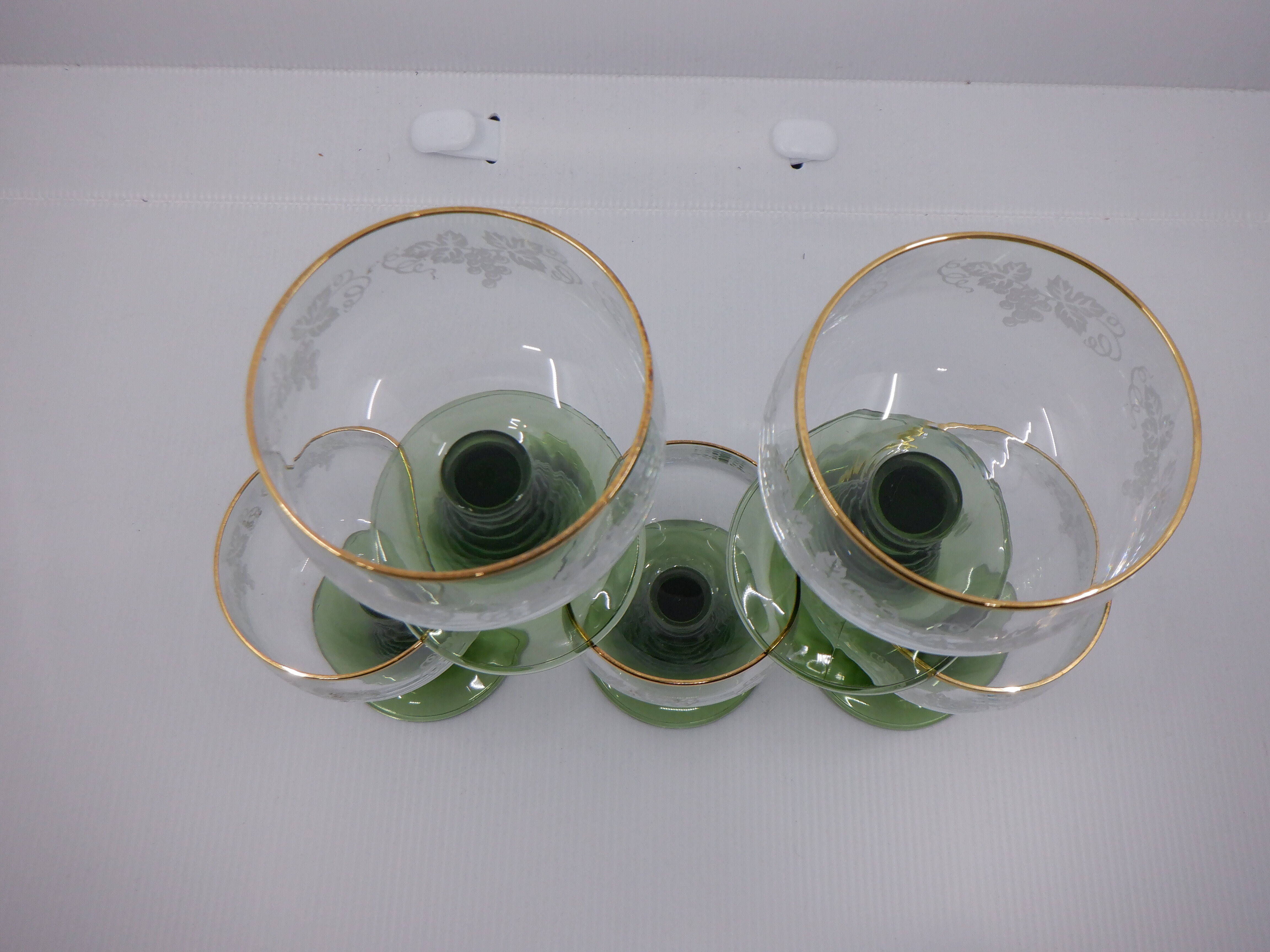 5 glasses of Alsace white wine