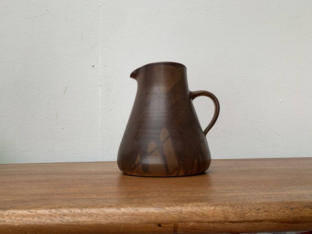 Large Vase Carafe of German Studio Pottery from the Mid-Century by Heinz Theo Dietz, 1960s