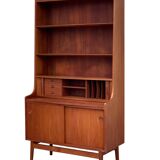 Danish library and its teak secretary 1960 by Johannes Sorth