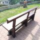 Massive brutalist bench