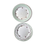 Set of 2 mismatched serving dishes