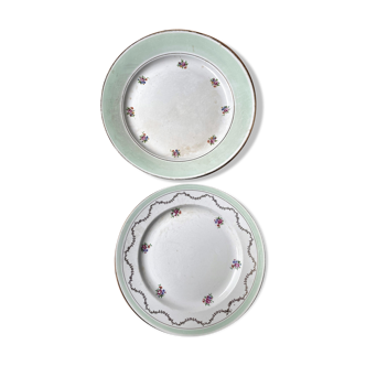 Set of 2 mismatched serving dishes