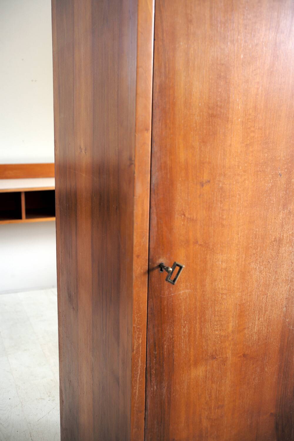 Walnut wardrobe/closet, Italy 1955