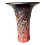 Hadeland Glassverk Blown Glass Vase – Vintage Scandinavian Art From the 20th Century