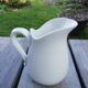 Trio de pot à lait en porcelaine blanche