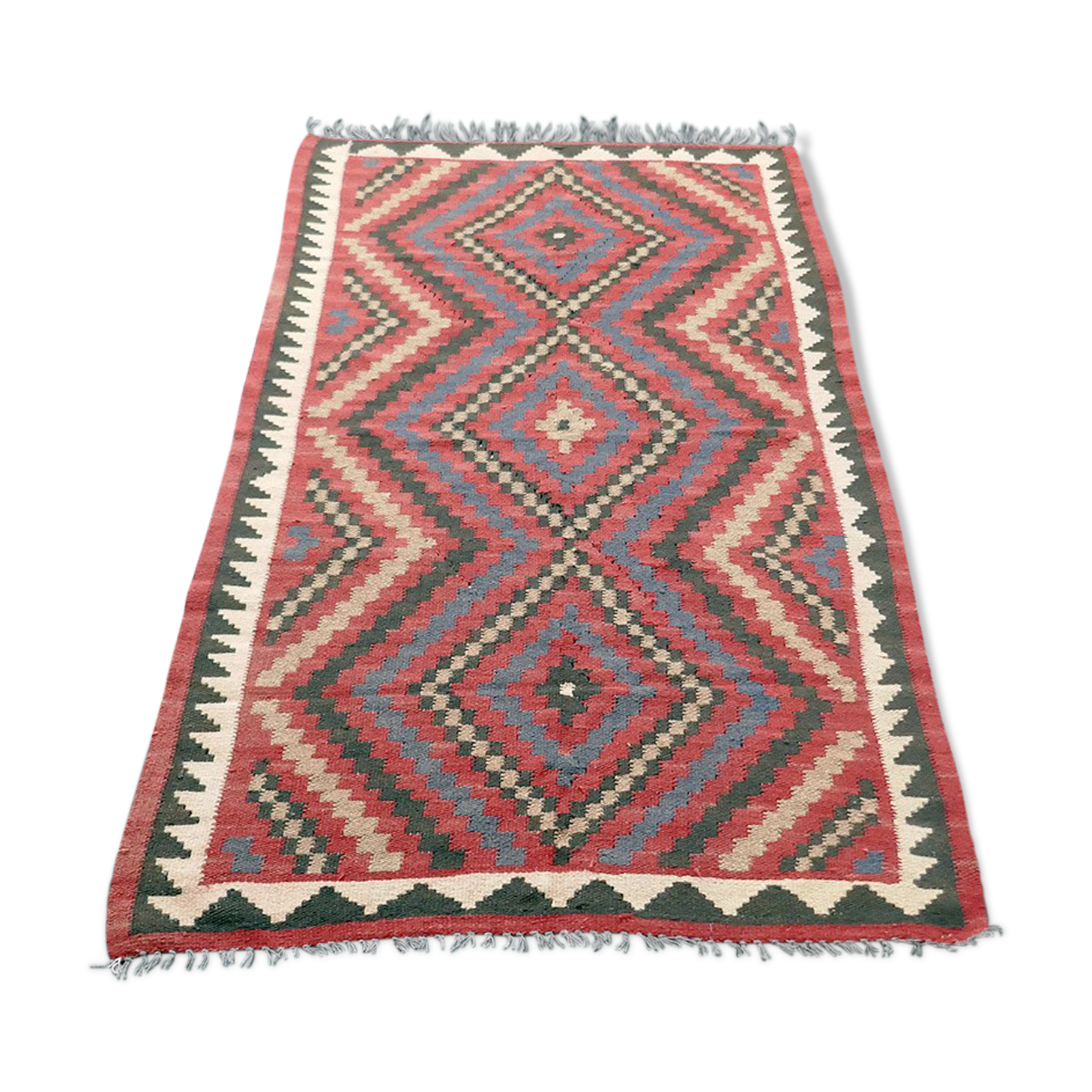 Old Maimane reversible kilim rug 190x100cm