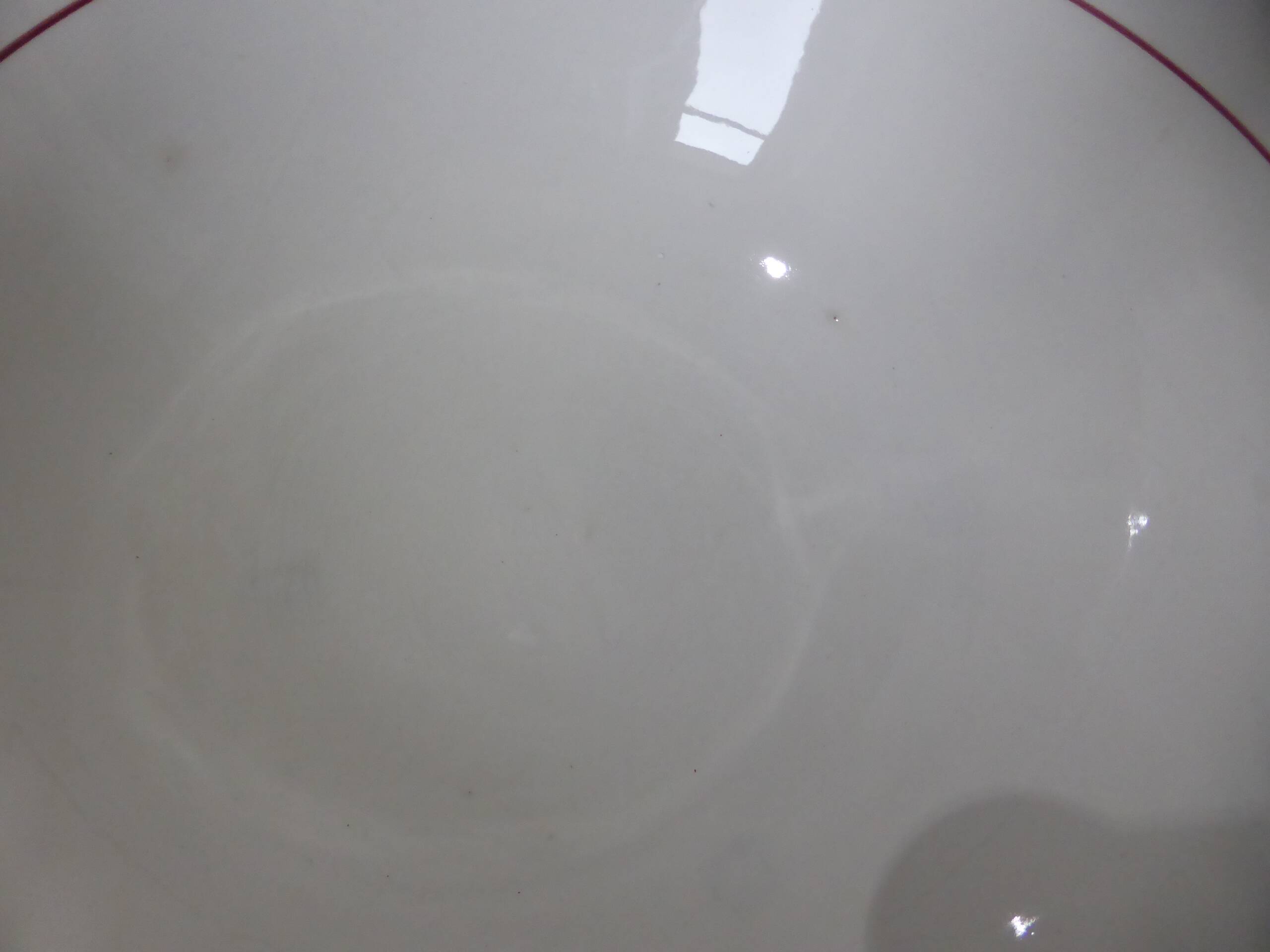 Vintage salad bowl on a pedestal, Digoin Sarreguemines, Andree model 231133