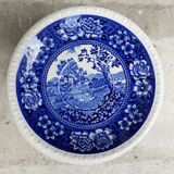 Lot of 12 blue plates for dessert Villeroy & Boch Made in germany SAAR "Rusticana"