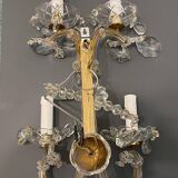 Large Maria Teresa Crystal Sconces Set of 2 1970’s