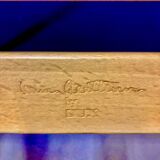 "Pernilla" armchair leather "Bruno Mathsson" 1960.