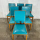 Vintage chairs with tapered legs