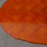 Oval table, Regency style, integrated extensions