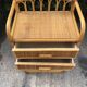 Vintage rattan and bamboo chiffon